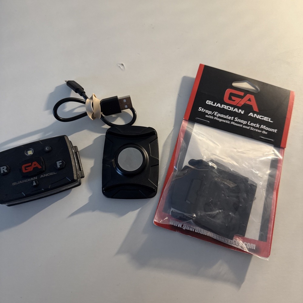 Guardian Angel Rechargeable Safety Elite Series IR Light Magnetic w/ accessory